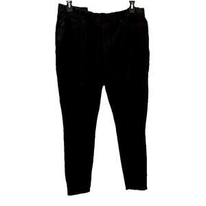 Levi’s-Levi Strauss Gold Signature Womens Pull-On Black Skinny Jeans 18W 34x30